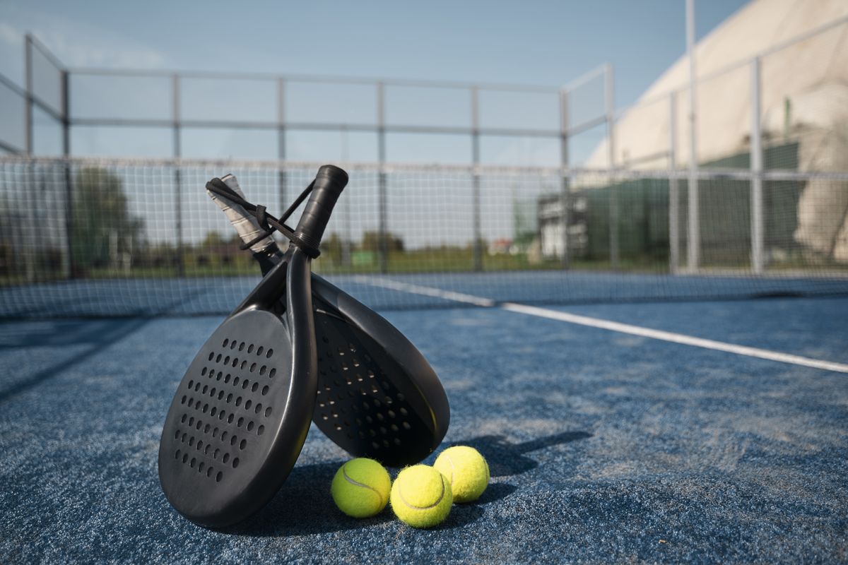 A padel court